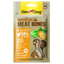 Gimpet Superfood - м'ясні кісточки Джимпет з куркою, бананом і селерою для собак