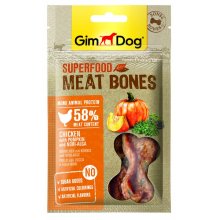Gimpet Superfood - м'ясні кісточки Джимпет з куркою, гарбузом і норі для собак