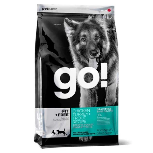 GO! Fit and Free - беззерновой корм Гоу! 4 вида мяса для собак