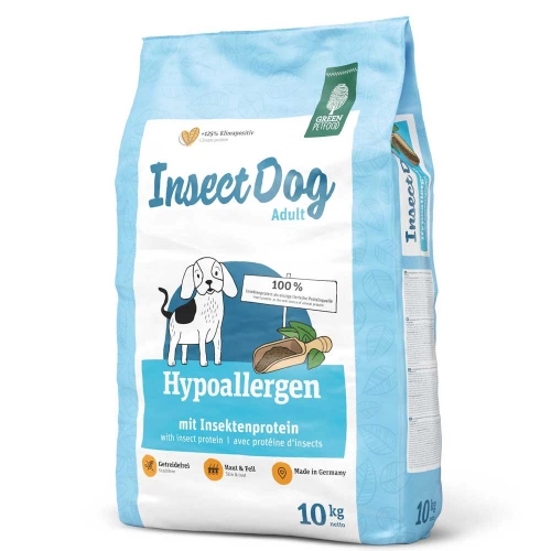 Green Petfood InsectDog Hypoallergen - корм Грин Петфуд с протеином насекомых для собак