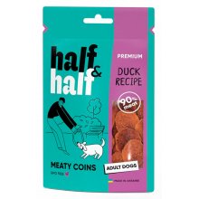 Half Half Meaty Coins Duck - лакомства Халф Халф мясные монетки с уткой для собак