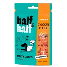 Half Half Meaty Cubes Chicken - ласощі Халф Халф м'ясні кубики з куркою для собак