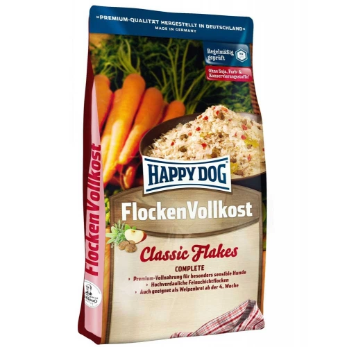 Happy Dog Flocken Vollkost - корм Хэппи Дог в виде хлопьев для собак