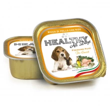 Healthy All Days Puppy - консерви Хелфі шматочки в паштеті з куркою та рисом для цуценят