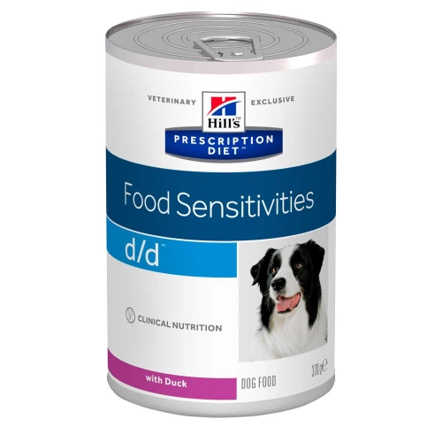 Hills PD Canine d/d Duck - диетический корм Хиллс с уткой при пищевых аллергиях у собак