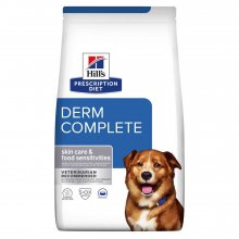 Hills PD Derm Complete - диетический корм Хиллс при пищевой аллергии и атопическом дерматите у собак