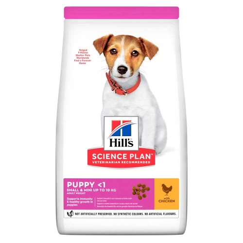 Hills SP Puppy Small and Mini Chicken - корм Хіллс для цуценят дрібних порід, з куркою
