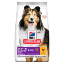 Hills SP Adult Medium Sensitive Stomach and Skin - корм Хиллс для чувствительных собак средних пород