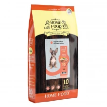 Home Food - корм Хоум Фуд с индейкой и лососем для щенков мелких пород