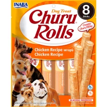 Inaba Dog Churu Rolls - мягкие палочки Инаба с курицей для собак