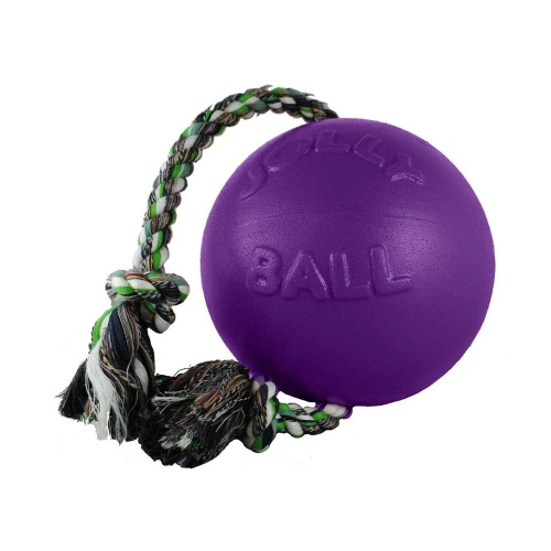 Jolly Pets Romp-n-Roll Small - м'яч з канатом Джоллі Петс Ромп-н-Рол для дрібних порід собак