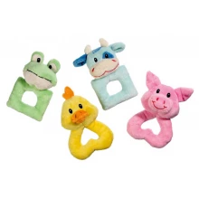 Karlie-Flamingo Puppy Toy - игрушка плюшевая Карли-Фламинго для щенков и собак малых пород