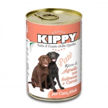 Kippy - паштет Кіппі з ягняти, лосося та моркви для собак