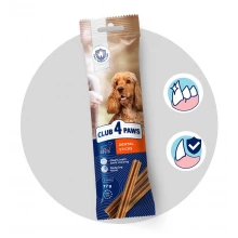 C4P Premium Dental Sticks - лакомство Клуб 4 Лапы Дентал снеки для собак средних пород