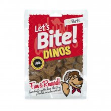 Lets Bite Dinos - тренувальне ласощі Летс Байт динозаврики з ягням