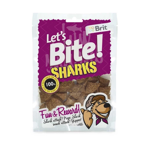 Lets Bite Sharks - тренировочное лакомство Летс Байт акулы с лососем