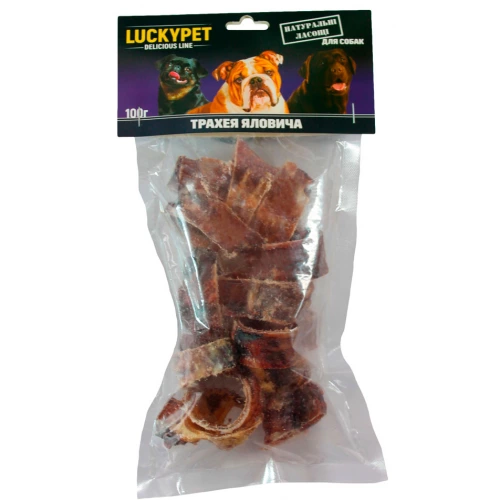 Lucky Pet - сушеная говяжья трахея Лаки Пет для собак