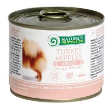 Natures Protection Turkey Apples - консерви Нейчерс Протекшн з індичкою для собак дрібних порід