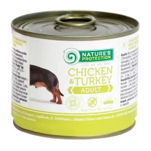 Natures Protection Chicken Turkey - консервы Нейчер Протекшен с курицей и индейкой для собак