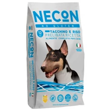 Necon No Gluten Dog Tacchino E Riso - корм Некон с индейкой и рисом для собак всех пород