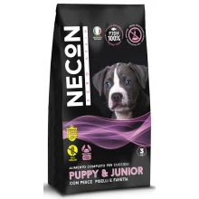 Necon Zero Grain Puppy and Junior Con Pesce - корм Некон з рибою для цуценят та молодих собак