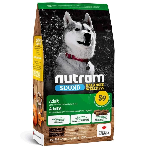 Nutram S9 Sound Balanced Wellness - корм Нутрам з ягням для собак