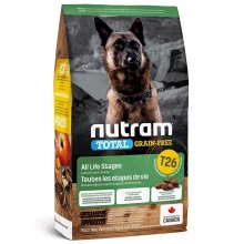 Nutram T26 Total Grain Free - корм Нутрам с ягненком и чечевицей для собак