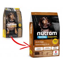 Nutram T27 Total Grain Free - корм Нутрам с индейкой и курицей для собак мелких пород