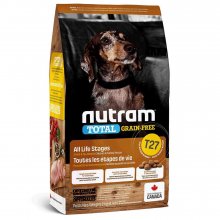 Nutram T27 Total Grain Free - корм Нутрам з індичкою і куркою для собак дрібних порід