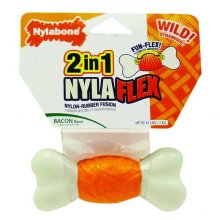 Nylabone NylaFlex - кістка Нілабон зі смаком бекону для собак з помірним стилем гризіння