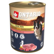 Ontario Dog Duck Pate with Cranberries - консервы Онтарио с уткой и клюквой для собак
