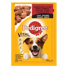 Pedigree - консервы Педигри с говядиной и ягненком в соусе для собак