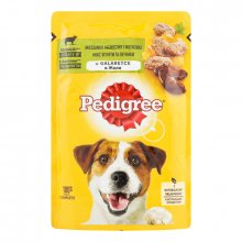 Pedigree - консервы Педигри с ягненком и печенью в желе для собак