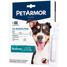 PetArmor Medium Dog - капли ПетАрмор от блох, клещей и вшей для собак средних пород