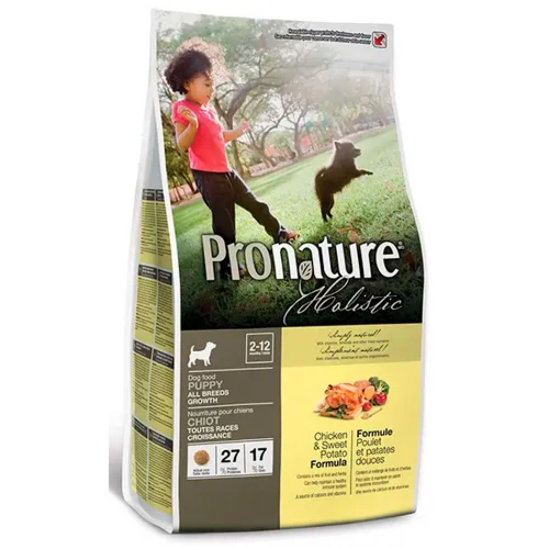 Pronature Holistic - корм Пронатюр Холистик с курицей и бататом для щенков всех пород