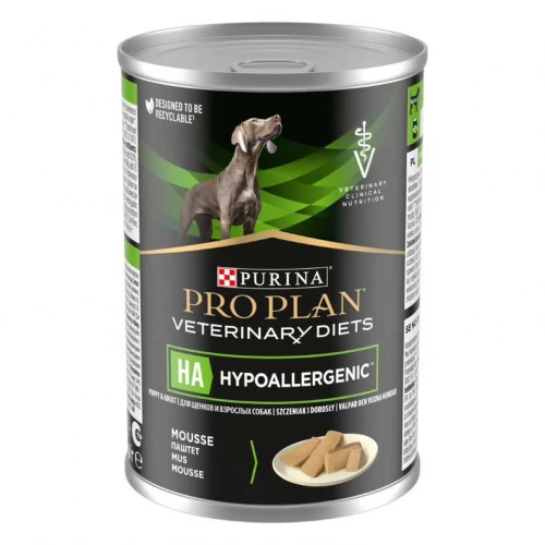 Purina Vet Diets Dog HA - консервы Пурина для щенков и собак при пищевой аллергии
