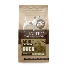 Quattro Dog Adult Small Duck – сухой корм Кватро с уткой для собак мелких пород