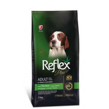Reflex Plus Dog - сухий корм Рефлекс Плюс з куркою для собак середніх та великих порід