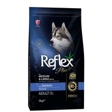 Reflex Plus Dog - сухой корм Рефлекс Плюс с лососем для собак средних и крупных пород