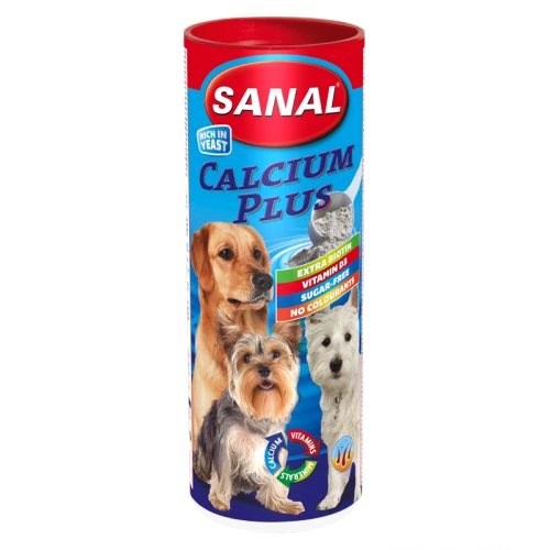 Sanal Dog Calcium Plus - вітамінна добавка Санал Дог Кальціум Плюс для собак