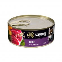 Savory Beef - консервы Сейвори с говядиной для собак