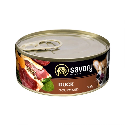 Savory Duck - консервы Сейвори с уткой для собак