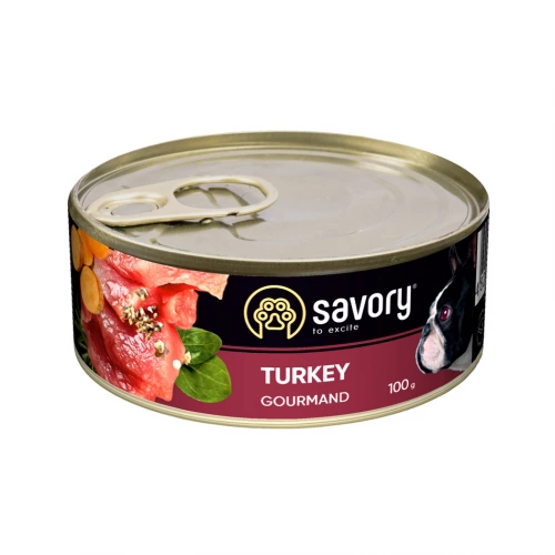 Savory Turkey - консервы Сейвори с индейкой для собак