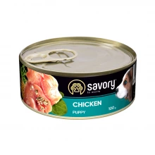 Savory Chicken Puppy - консервы Сейвори с курицей для щенков