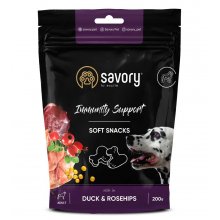 Savory Dog Soft Snacks - м'які ласощі Сейворі з качкою та шипшиною для собак