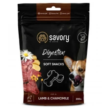 Savory Dog Soft Snacks - м'які ласощі Сейворі з ягням та ромашкою для собак