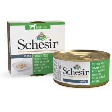 Schesir Chicken Fillet - консерви Шезір філе курки для собак