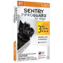 Sentry FiproGuard - капли антипаразитарные Сентри для собак до 10 кг