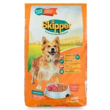 Skipper Dog - сухой корм Скиппер с курицей и говядиной для взрослых собак