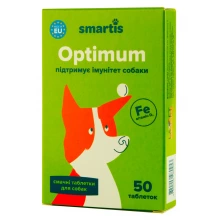 Smartis Optimum - мультивітаміни Смартіс для підтримки імунітету собаки